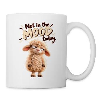 niedliches Schaf – Not in the Mood Today - Tasse - Weiß - Rechts