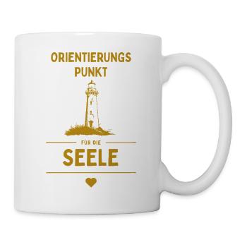 Orientierungspunkt für die Seele - Tasse - Weiß - Rechts