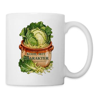Kohl mit Charakter - Fermentation Design - Tasse - Weiß - Rechts