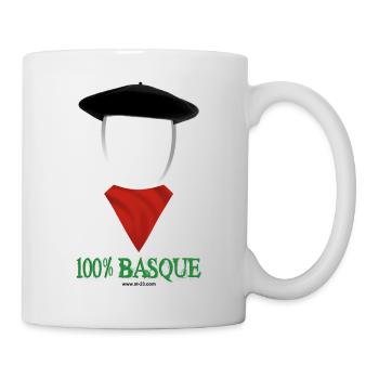 Basque shirt - Mug - white - Right
