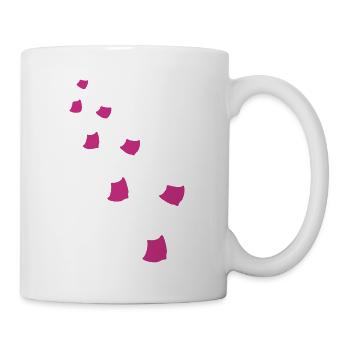 empreintes canard - Mug blanc - blanc - Droite