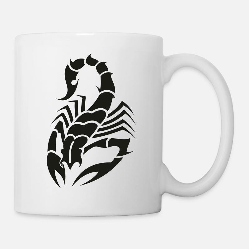 Skorpion - Tasse - Weiß