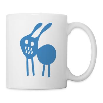 crazy rabbit v2 (© alteerian) - Tasse - Weiß - Rechts