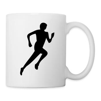 Runner - Tasse - Weiß - Rechts