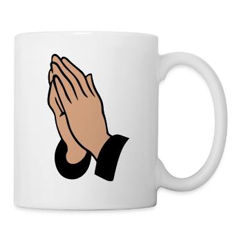 Praying Hands - Mug - white - Right