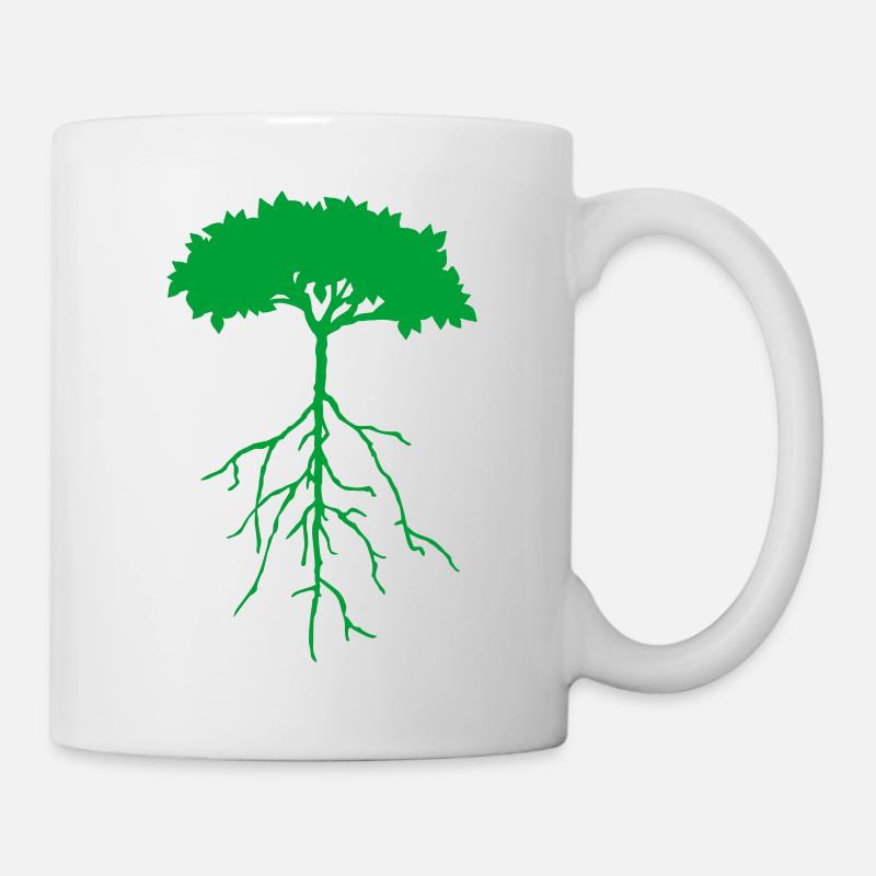 root tree - Mug - white