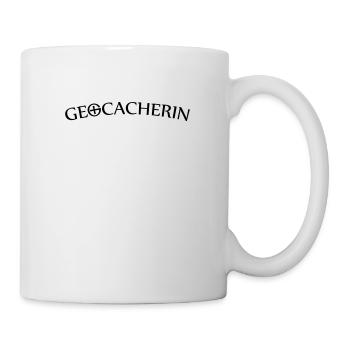 Geocacherin - Tasse - Weiß - Rechts