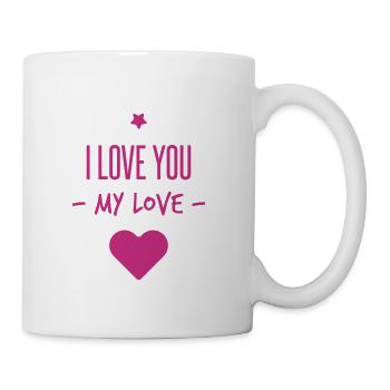 i love you my love - Mug - white - Right