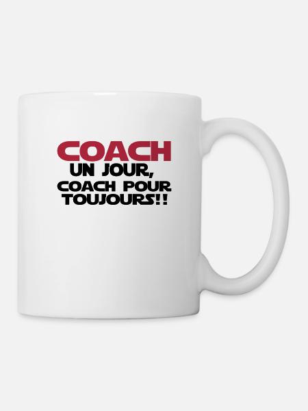 coach un jour - Mug blanc - blanc