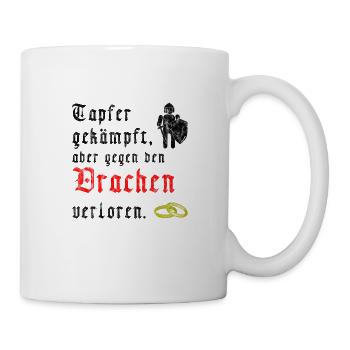 Junggesellenabschied Hochzeit Heiraten Ehe - Tasse - Weiß - Rechts