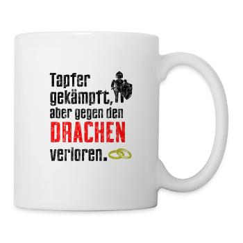 Junggesellenabschied Hochzeit Ehe Heiraten - Tasse - Weiß - Rechts