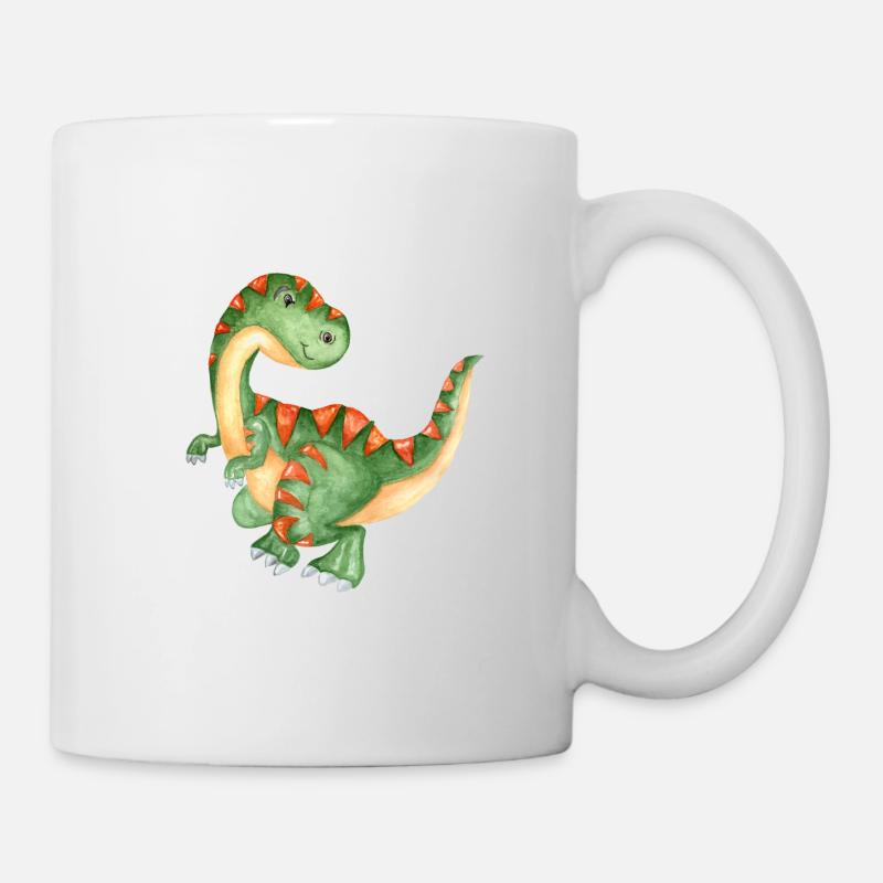 Dinosaurier - Tasse - Weiß