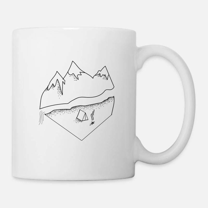 landscape - Mug - white