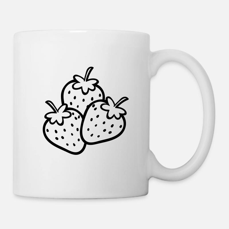 Süsse Erdbeere - Sweet Strawberry - Mug - white