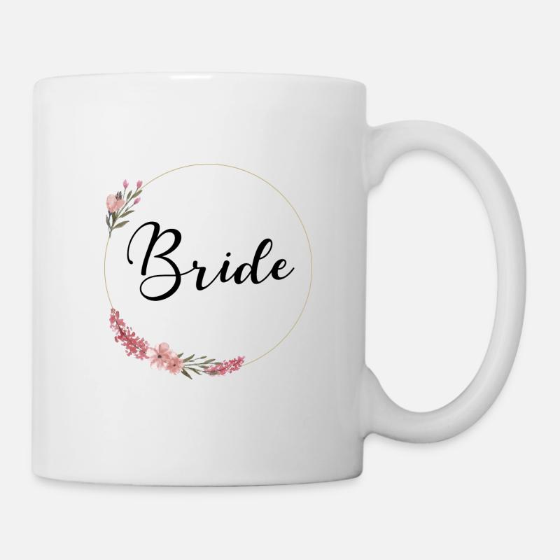 Bride JGA flowers gift idea - Mug - white