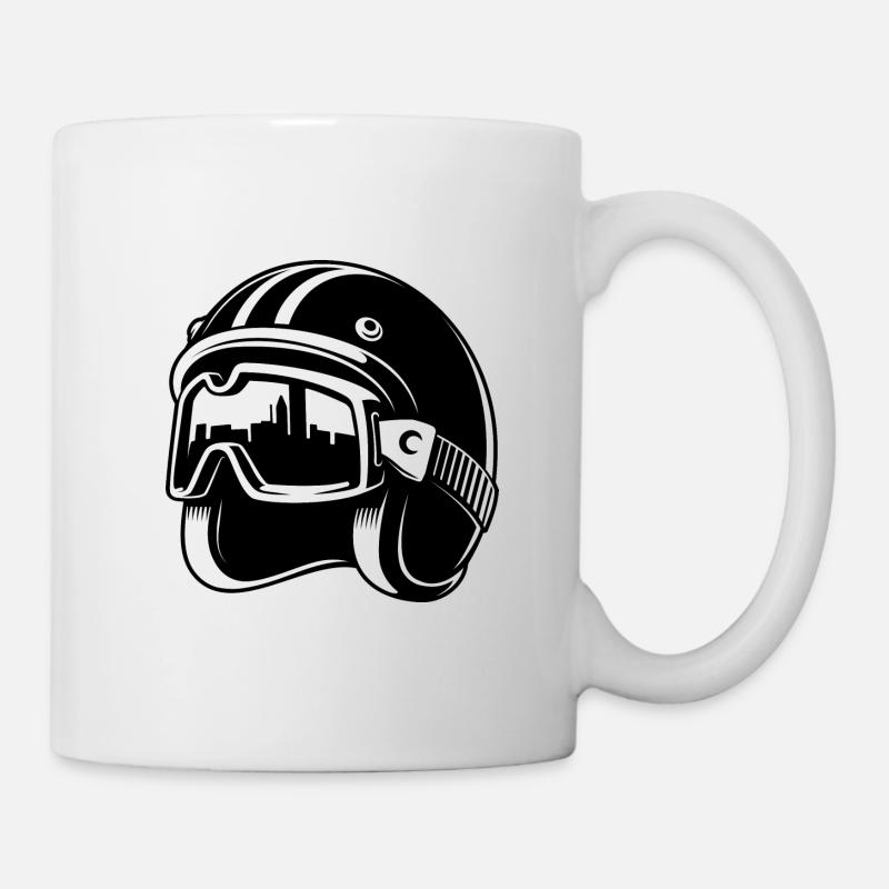 race helmet - Mug - white