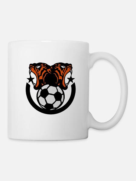 tigre tiger football soccer logo club - Mug blanc - blanc