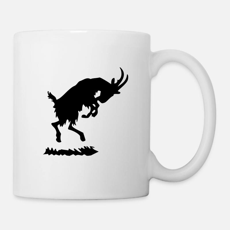 Noir de chèvre - Mug blanc - blanc