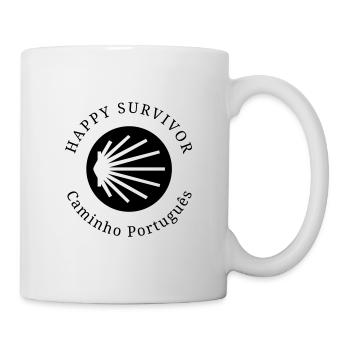 Happy Survivor Caminho Português 001 noir - Mug blanc - blanc - Droite