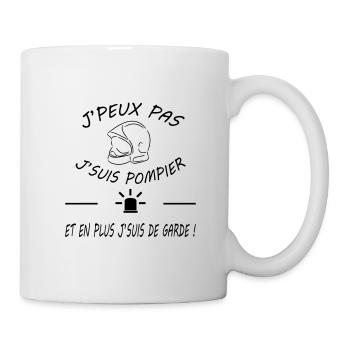I can not be fireman - Mug - white - Right