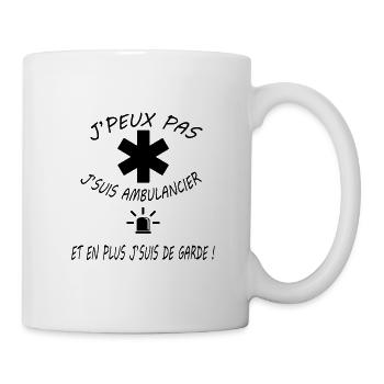 Ich kann kein Sanitäter sein - Tasse - Weiß - Rechts