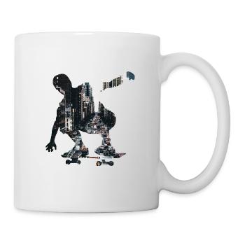 Skateboarder Skater - Tasse - Weiß - Rechts