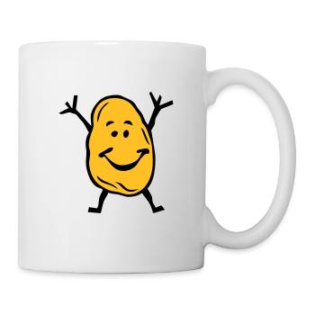 patate sourire 0 - Mug blanc - blanc - Droite