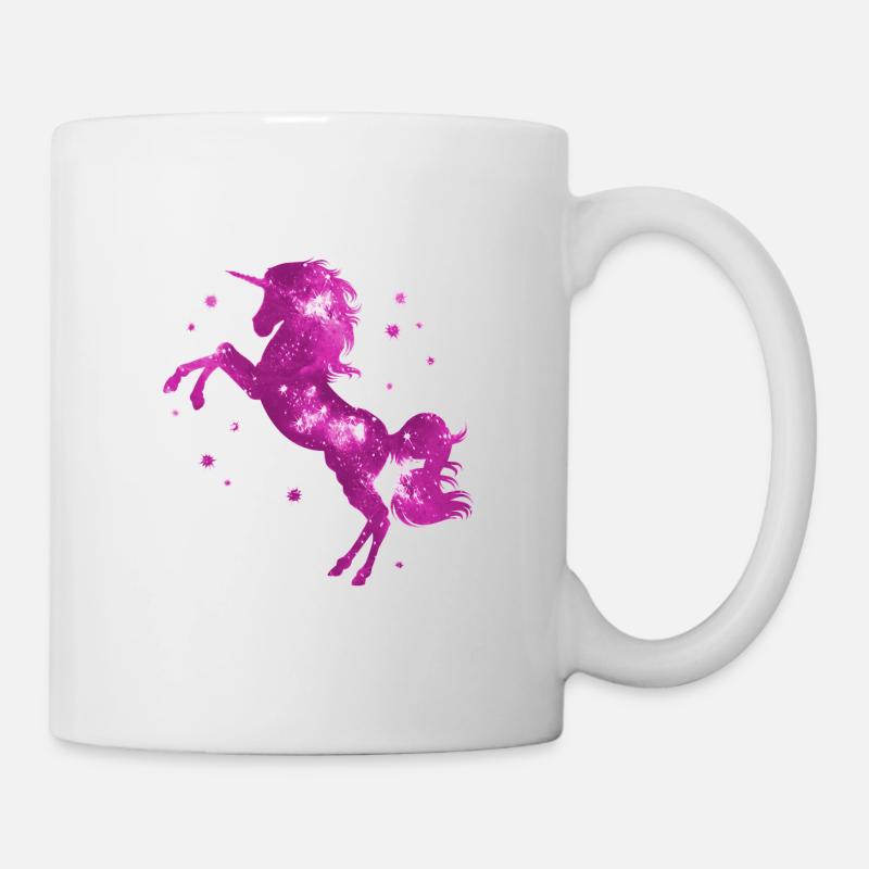 Einhorn Rosa - Tasse - Weiß