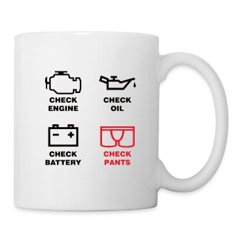 Auto - Tasse - Weiß - Rechts