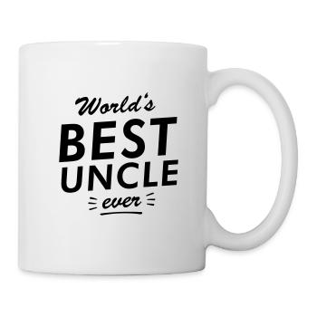 Worlds best uncle ever - Mug - white - Right