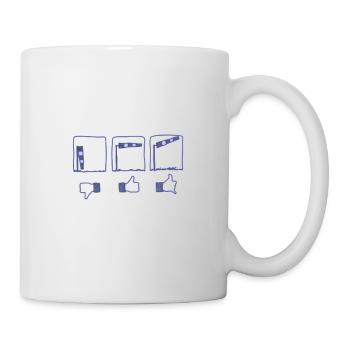 Parapente sac à vent paragliding - Mug blanc - blanc - Droite