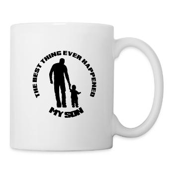 father and son - Mug - white - Right