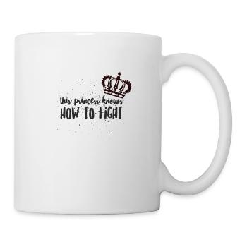This princess knows how to fight - Mug - white - Right