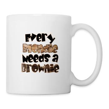 Every blondie needs a brownie 1 - Mug - white - Right