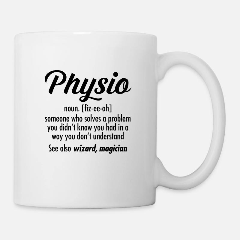 Physio Definition - Tasse - Weiß
