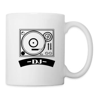 turntable dj - Mug - white - Right