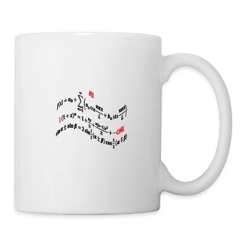 Mathe Formeln - Tasse - Weiß - Rechts