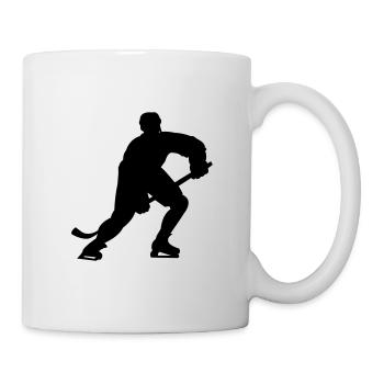 hockey spieler - Tasse - Weiß - Rechts