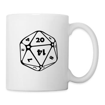dice 12 pages - Mug - white - Right