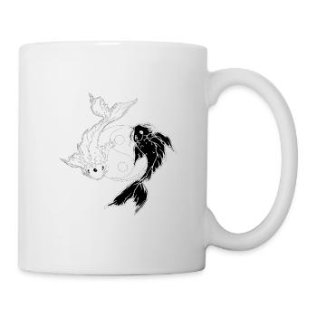 Ying Yang inversé - Mug blanc - blanc - Droite
