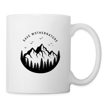 Sauvez Mothernature! - Mug blanc - blanc - Droite