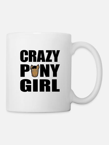 poney - Mug blanc - blanc