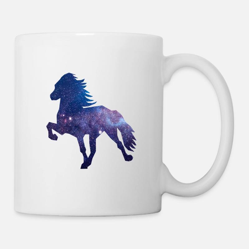 Islandpferd Space1 - Tasse - Weiß