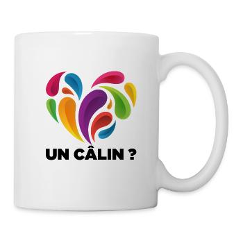 Un calin - Mug blanc - blanc - Droite