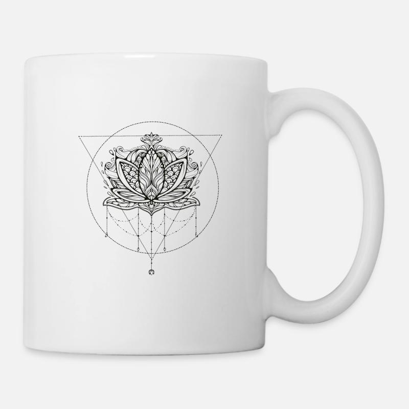 lotus - Mug blanc - blanc