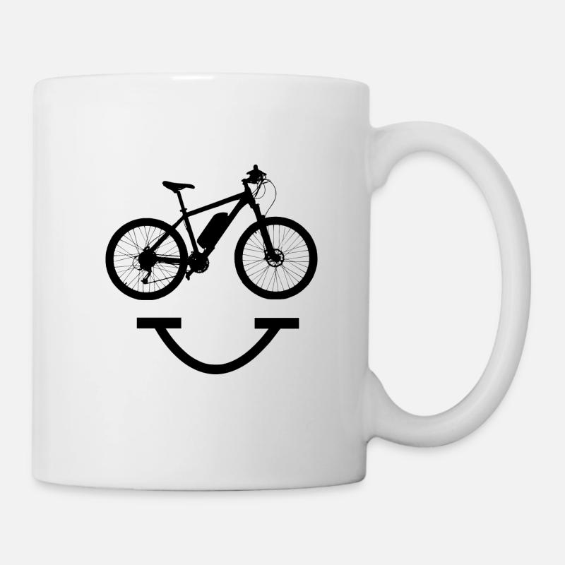 Fahrrad - Tasse - Weiß