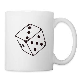 Lucky dice - Mug - white - Right