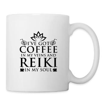 Reiki & Coffee | Reiki Master Esoteric Gifts - Mug - white - Right