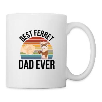 Frettchen - Tasse - Weiß - Rechts