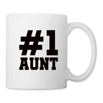 Die Beste Tante der Welt - Tante - Tanten - coole - Tasse - Weiß - Rechts